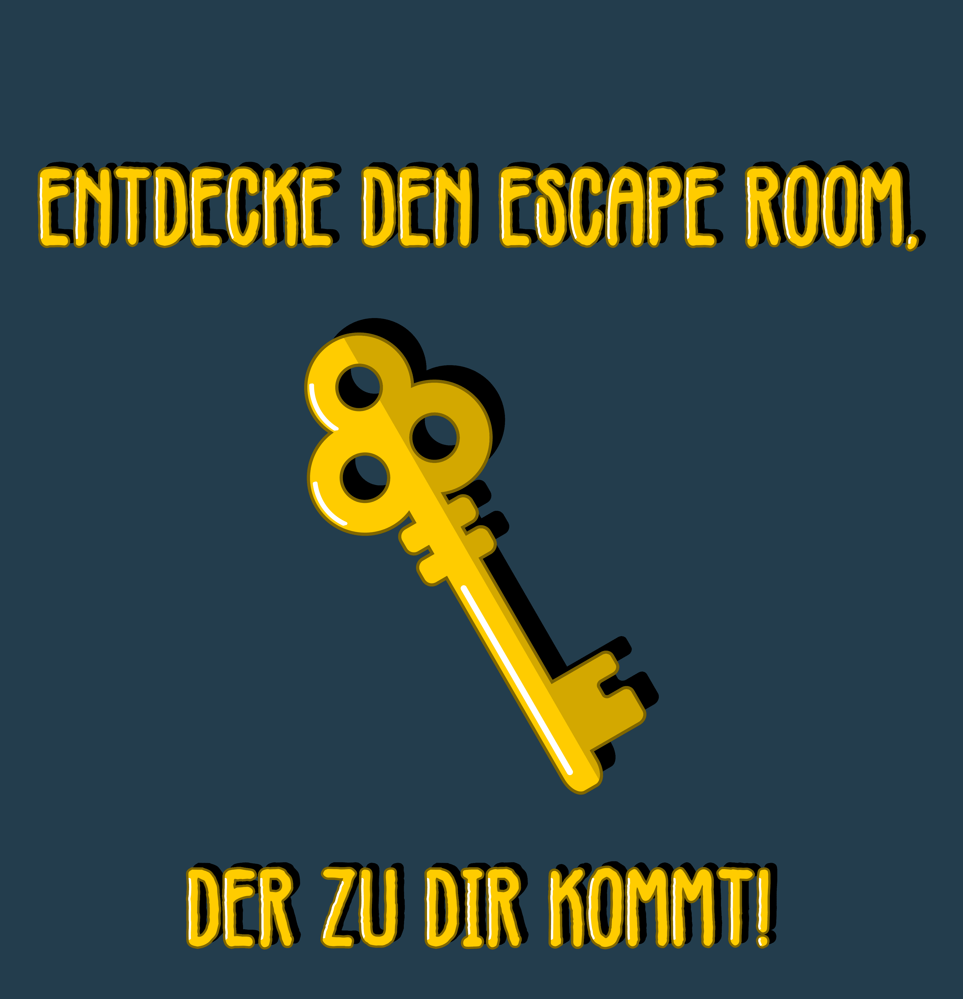 Entdecke den Escape Room, der zu dir kommt!